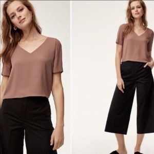 Babaton Randy Blouse in Nutmeg, Small